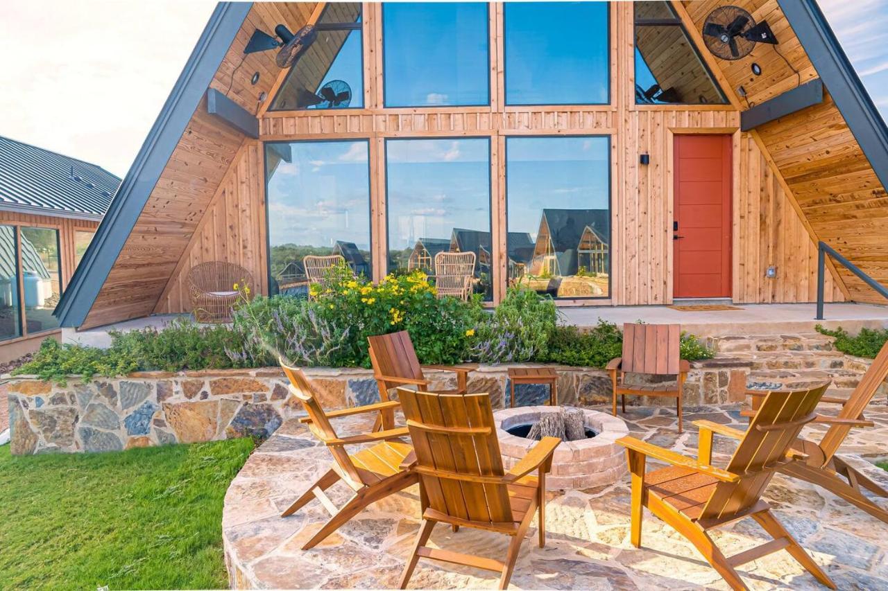 Gruene Daze Chalet - Stylish Aframe - Escape The Ordinary New Braunfels Dış mekan fotoğraf