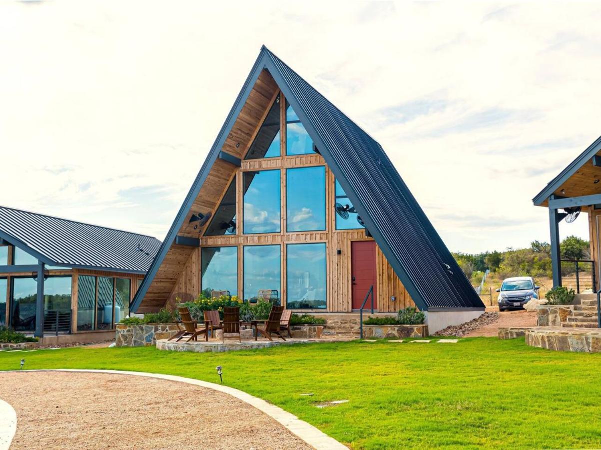 Gruene Daze Chalet - Stylish Aframe - Escape The Ordinary New Braunfels Dış mekan fotoğraf